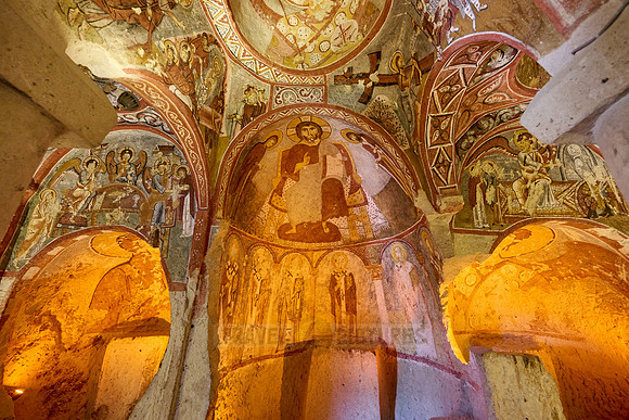 Church with Sandals or Carıklı Kilise in goreme open air museum