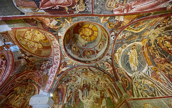 Church with Sandals or Carıklı Kilise in goreme open air museum
