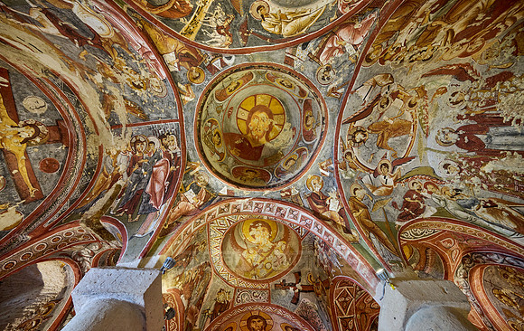 Church with Sandals or Carıklı Kilise in goreme open air museum