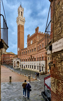Palazzo Pubblico,Torre del Mangia and Piazza del Campo in Siena, 02-2022