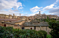 view over Siena with Cathedral