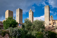 towers of medieval town San Gimignano