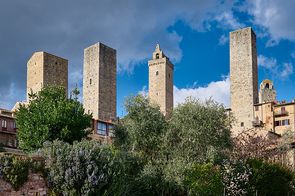 towers of medieval town San Gimignano