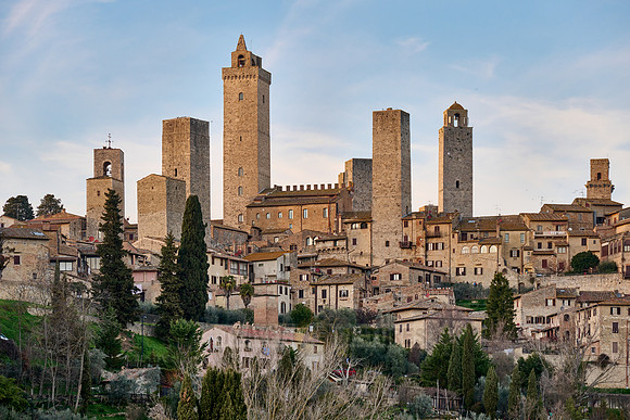 towers of medieval town San Gimignano
