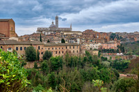 view over Siena with Cathedral