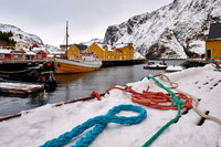 ropes in Nusfjord harbor