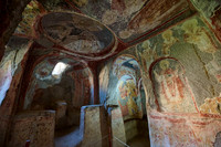 frescos inside Sumbullu church or Jacinth church, Ihlara valley
