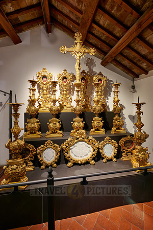 interior shot in Museum of Palazzo Orsini, Pitigliano