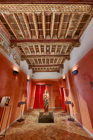 interior shot in Museum of Palazzo Orsini, Pitigliano