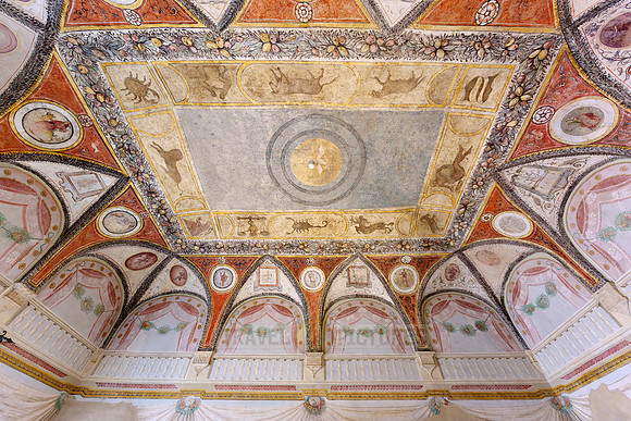 interior shot in Museum of Palazzo Orsini, Pitigliano
