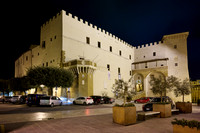 night shot of Palazzo Orsini, Pitigliano