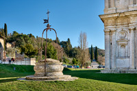 historic fountain in Montepulciano, Tuscany