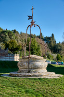 historic fountain in Montepulciano, Tuscany