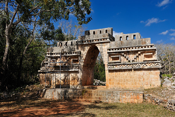 Gateway at Maya ruin of Labna