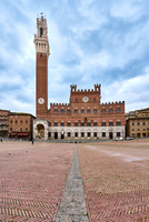 Palazzo Pubblico,Torre del Mangia and Piazza del Campo in Siena
