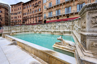 fountain on Piazza del Campo in Siena