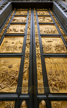 golden door of Baptistery of San Giovanni, Battistero di San Giovanni