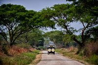 4x4 car in QENP