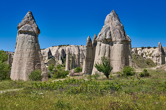 landscape of love valley near Göreme