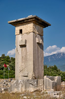 Harpy Pillar in ruins of ancient city Xanthos
