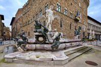 The Fountain of Neptune on the Piazza della Signoria