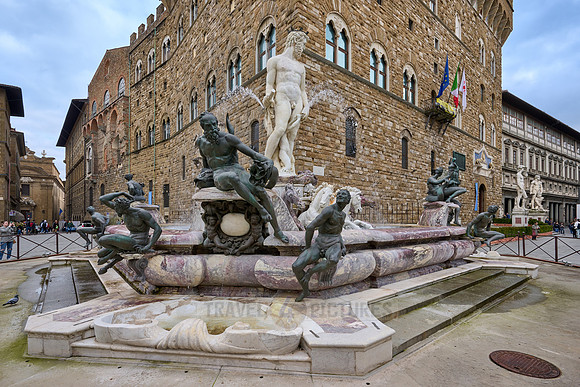 The Fountain of Neptune on the Piazza della Signoria