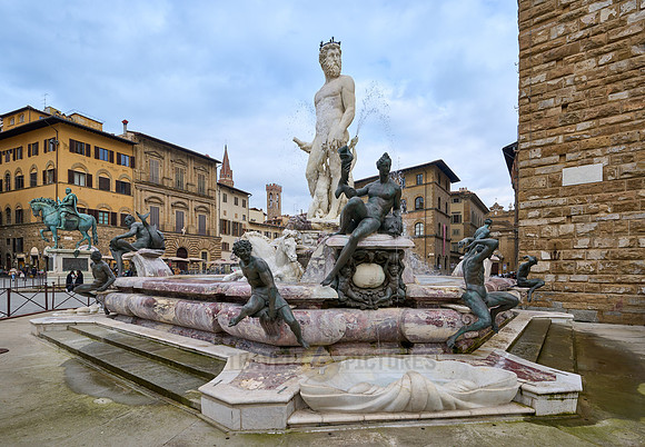 The Fountain of Neptune on the Piazza della Signoria