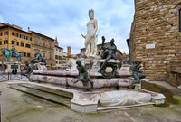 The Fountain of Neptune on the Piazza della Signoria