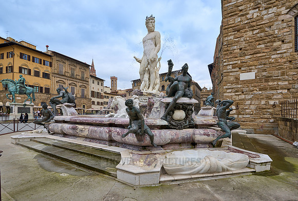 The Fountain of Neptune on the Piazza della Signoria