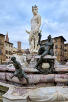 The Fountain of Neptune on the Piazza della Signoria