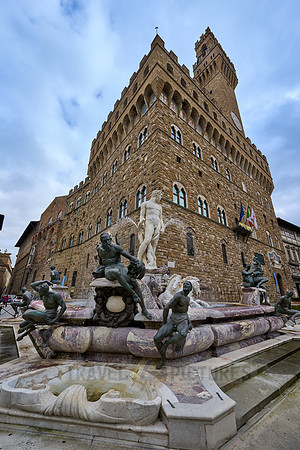 The Fountain of Neptune on the Piazza della Signoria
