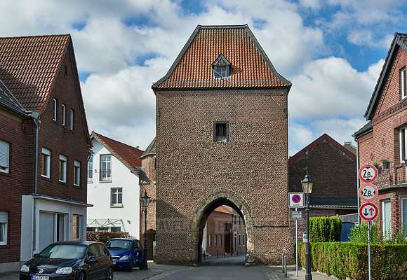 City gate in the old city wall of Gangelt