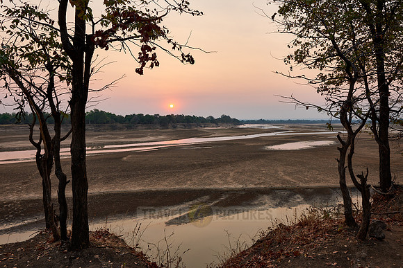 Sunset at South Luangwa river