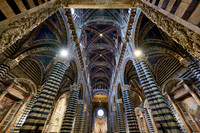 interior shot of Cathedral of Siena, Duomo di Siena
