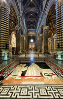 interior shot of Cathedral of Siena, Duomo di Siena
