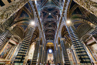 interior shot of Cathedral of Siena, Duomo di Siena
