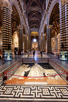 interior shot of Cathedral of Siena, Duomo di Siena