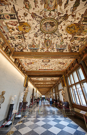 First Corridor - "East Corridor", Uffizi gallery
