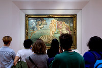 the birth of Venus by Alessandro Botticelli, Uffizi gallery