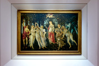 the painting La Primavera by Sandro Botticelli, Uffizi gallery
