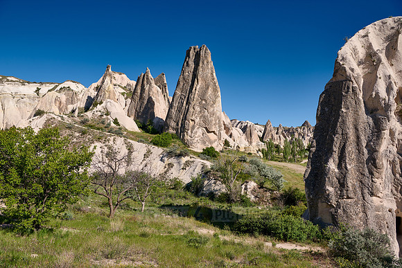 landscape of Rose Valley Goreme