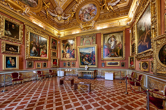interior view of Palazzo Pitti