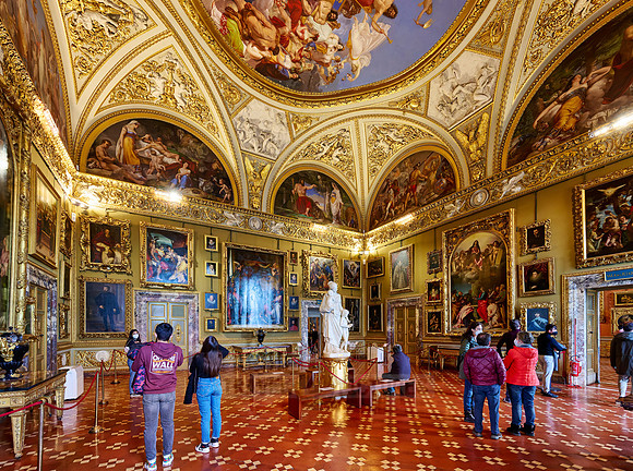 interior view of Palazzo Pitti
