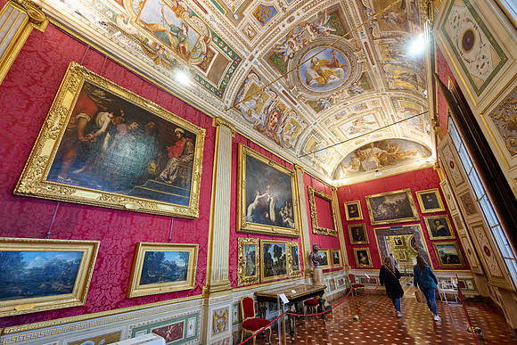 interior view of Palazzo Pitti
