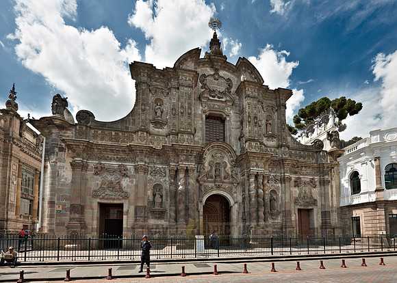 facade of Compania de Jesus church
