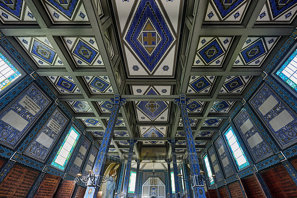 interior shot of Church of the Holy Spirit in Javorca