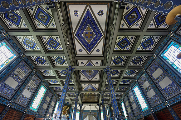 interior shot of Church of the Holy Spirit in Javorca