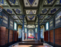 interior shot of Church of the Holy Spirit in Javorca