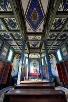 interior shot of Church of the Holy Spirit in Javorca
