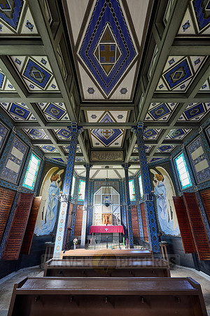 interior shot of Church of the Holy Spirit in Javorca